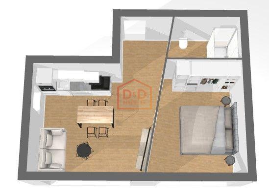 Appartement à Luxembourg-Belair, 45 m², 1 chambre, 1 600 €/mois