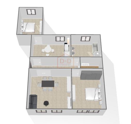 Appartement à Esch-Sur-Alzette, 92 m², 2 chambres, 1 salle de bain, 1 garage, 1 800 €/mois
