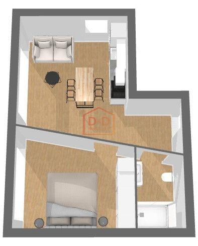 Appartement à Luxembourg-Belair, 45 m², 1 chambre, 1 600 €/mois
