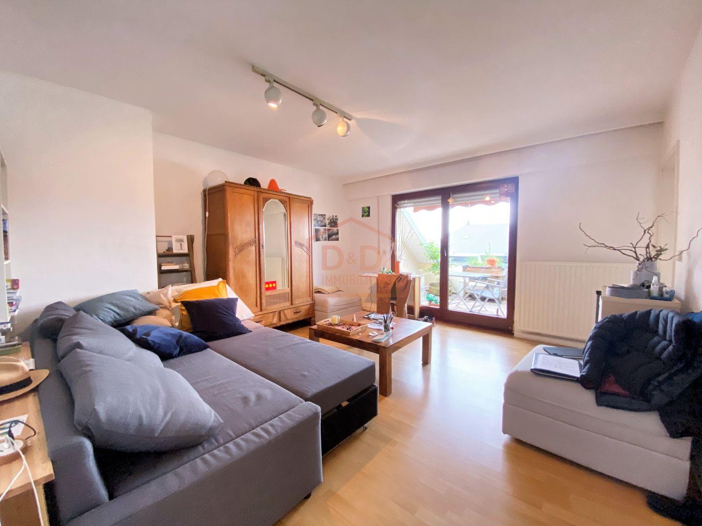Appartement à Howald, 67 m², 1 chambre, 1 salle de bain, 1 500 €/mois